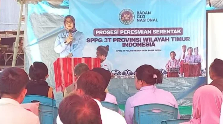 SPPG 3T Diluncurkan di Pulau Mesah, Layani Hampir 600 Orang