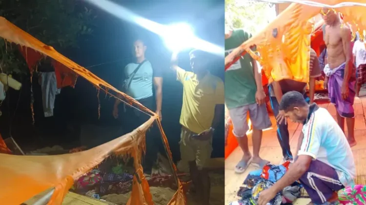 Posko Pengungsian Palue Terbakar, Keluarga Kehilangan Barang