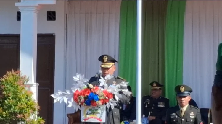 Kodim Ende Peringati HUT TNI ke-81 dengan Upacara