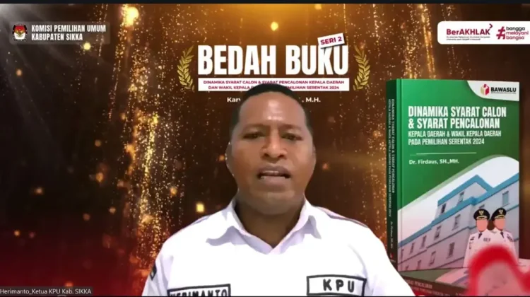 KPU Sikka Bedah Syarat Calon Kepala Daerah