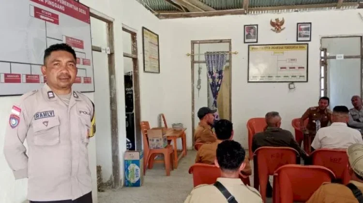 Polsek Cibal Tingkatkan Pengamanan Jelang Pilkades 8 Oktober
