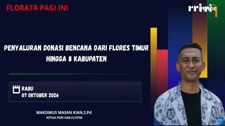 PGRI Flores Timur Perkuat Solidaritas untuk Korban Gempa