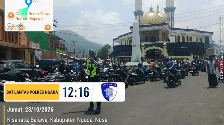 Satlantas Polres Ngada Amankan Salat Jumat, Arus Lalu Lintas Lancar ...