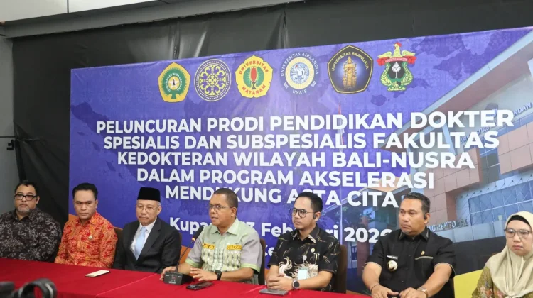 Gubernur NTT Luncurkan PPDS dan Subspesialis Bali–Nusra di Undana