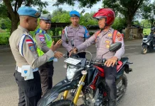 Polres Nagekeo Tertibkan Kendaraan Anggota saat Operasi Keselamatan