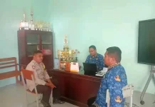 Bhabinkamtibmas Sambangi SMK Jerebuu, Perkuat Sinergi Pendidikan
