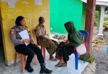 Bhabinkamtibmas Ngoranale Intensifkan Sambang dan Patroli Preventif