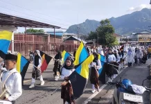 Ribuan Pelajar Madrasah Semarakkan Pawai Gema Ramadhan