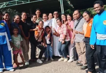Mgr. Yohanes Hans Monteiro Rayakan Misa Bersama Penyintas Lewotobi