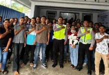 Satlantas Edukasi Kesadaran Lalu Lintas di SPPG Golo Dukal