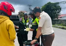 Satlantas Polres Ngada Gelar Operasi Gabungan Pajak Kendaraan