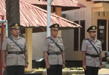 Kapolres Mabar Pimpin Sertijab Kasat Samapta, Penyerahan Jabatan Kasat Polairud