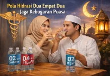 Pola Hidrasi Dua-Empat-Dua untuk Jaga Kebugaran saat Puasa