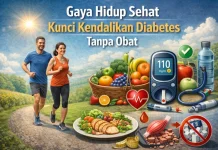 Gaya Hidup Sehat Kunci Kendalikan Diabetes tanpa Obat