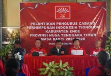 Perhimpunan INTI Ende Resmi Dilantik, Wabup Domi Ajak Tetap Berkomunikasi