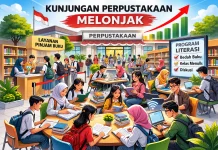 Tingkat Gemar Membaca Ende Naik, Kunjungan Perpustakaan Melonjak