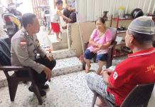 Hujan Deras, Polisi Patroli Dialogis Imbau Warga Onekore Waspada Bencana