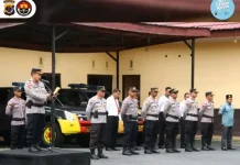 Polres Ngada Gelar Apel Siaga Kamtibmas di Mapolres