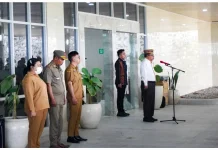 Bupati Agas Pimpin Apel Kekuatan RSUD Borong Tingkatkan Pelayanan