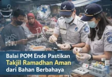 Balai POM Ende Pastikan Takjil Ramadan Aman dari Bahan Berbahaya
