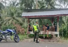 Babinsa Laksanakan Monitoring Wilayah dan Komsos di Nangapanda