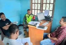 Babinsa Imbau Warga Detuwulu Jaga Kesehatan dan Lingkungan