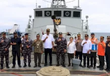 KRI Tongkol-813 Sandar di Maumere, Operasi Jaladhi 2026 Dimulai