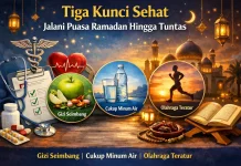 Tiga Kunci Sehat Jalani Puasa Ramadan hingga Tuntas