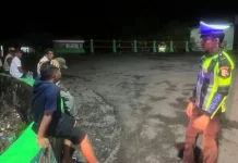 Patroli Lampu Biru Satlantas Flores Timur Jaga Ketertiban Malam Larantuka