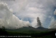 Gunung Lewotobi Laki-laki kembali mengalami erupsi, Abu Capai 1.000 Meter