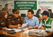 Kejari Ende Dampingi Penagihan Tunggakan Iuran JKN
