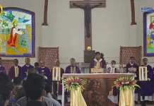 Serah Terima Praeses Seminari Mataloko, Uskup Tekankan Kepemimpinan Kasih