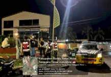 Patroli Malam Polres Flores Timur Jaga Keamanan Ramadan