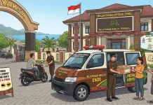 Kejaksaan Negeri Ende Gagas Inovasi Antar Jemput Barang Bukti