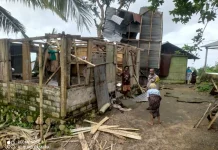 Angin Kencang Rusak Sembilan Rumah Warga Desa Lantena