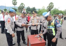 Polres Nagekeo Lakukan Inventarisasi Senpi dan Amunisi