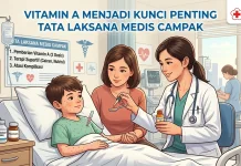 Vitamin A Menjadi Kunci Penting Tata Laksana Medis Campak