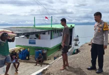 KP3 Laut Marapokot Amankan Bongkar Muat Kapal