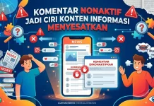 Komentar Nonaktif Jadi Ciri Konten Informasi Menyesatkan