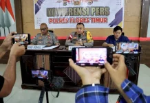 Polres Flotim Tahan Tersangka Kasus Persetubuhan Anak