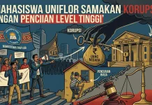 Mahasiswa Uniflor Samakan Korupsi Dengan Pencurian Level Tinggi
