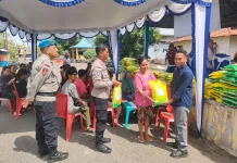 Polres Ende Gelar Gerakan Pangan Murah, 5 Ton Beras Disalurkan