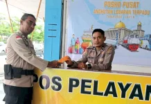 Jaga Stamina di Pos Bandara, Polisi Flores Timur Dapat Dukungan Kesehatan