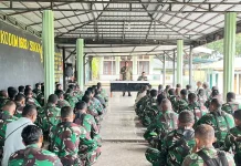 Jam Komandan Jadi Momentum Evaluasi Kinerja Prajurit Kodim Sikka