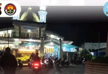 Polres Ngada Amankan Shalat Tarawih di Masjid Agung Baiturrahman