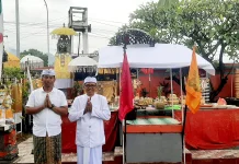 Jelang Nyepi, Umat Hindu Ende Gelar Tawur Kesange Penuh Makna