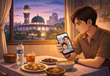 Ramadan di Perantauan, Rindu Husain Tertahan Pekerjaan