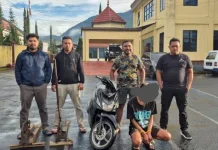 Gerak Cepat Polres Manggarai, Ringkus Pelaku Pencurian Motor dan Alat Potong