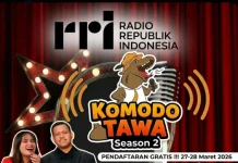 Dukung Industri Kreatif, RRI Labuan Bajo Jadi Official Media Partner Komodo Tawa 2