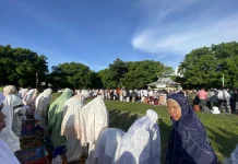 Ratusan Jemaah Salat Idul Fitri 1447 Padati Lapangan Maru Nae Pota